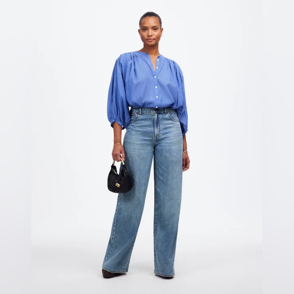 Madewell Curvy Super Wide Leg Jeans
